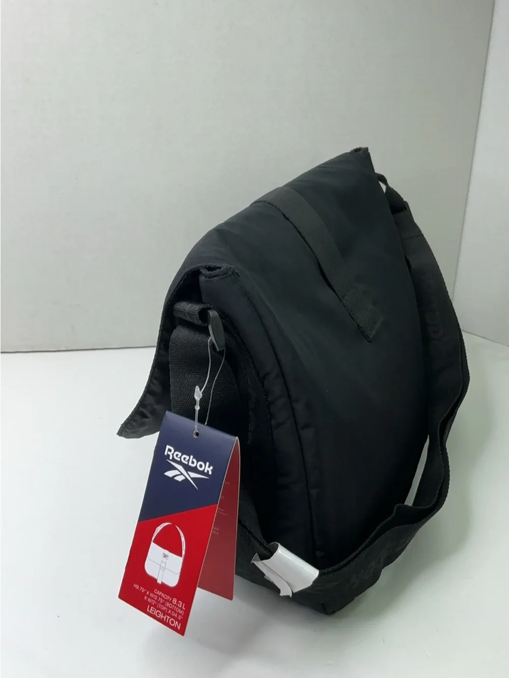 Reebok Black Leighton Crossbody Bag